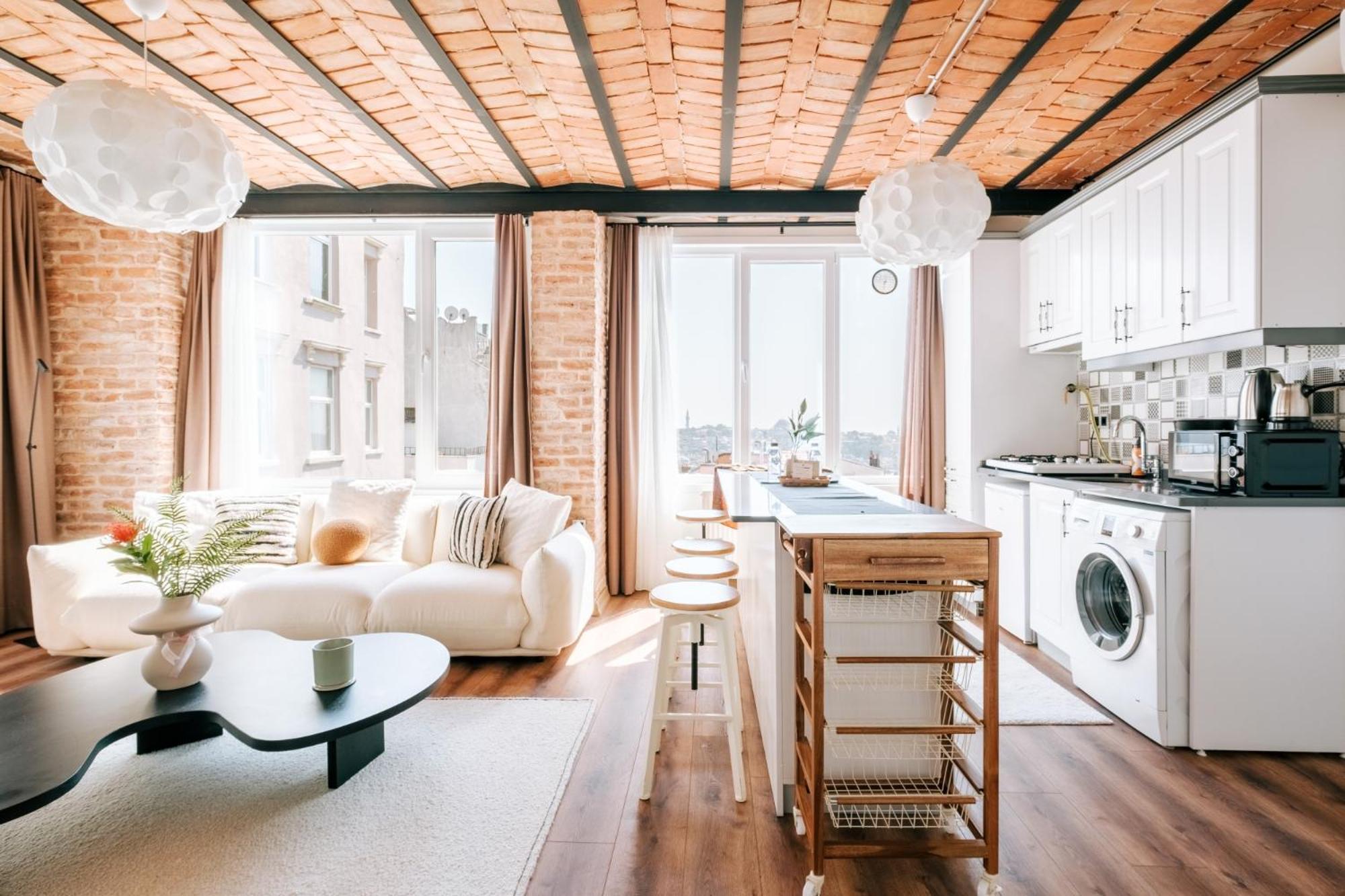 Flat W City View Near Galata Tower In Istiklal Ave Apartment Istanbul Exterior foto
