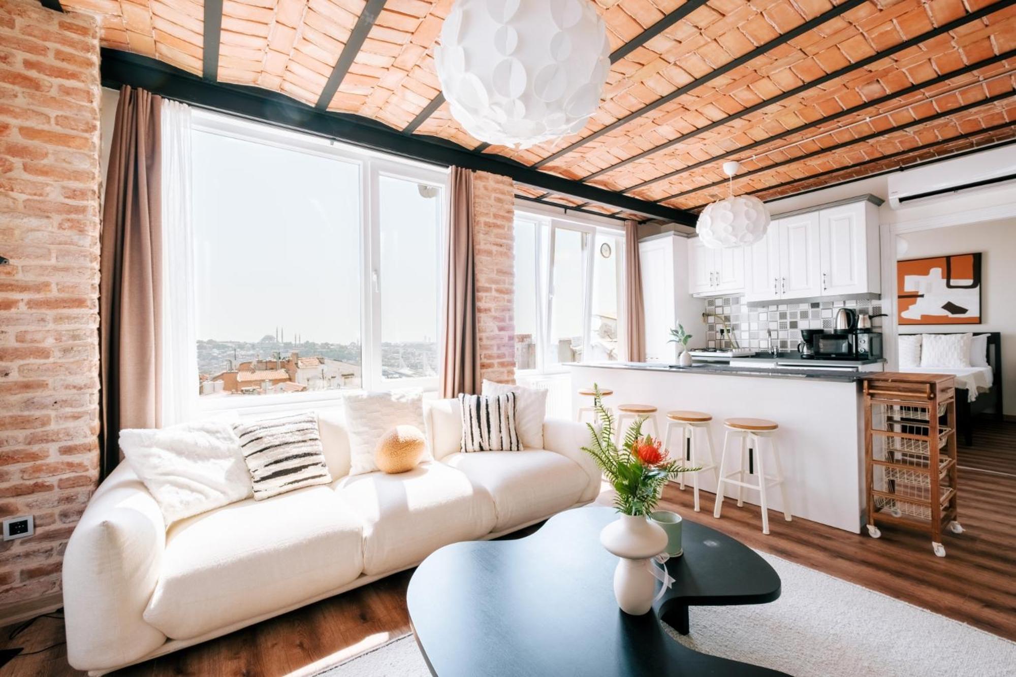 Flat W City View Near Galata Tower In Istiklal Ave Apartment Istanbul Exterior foto